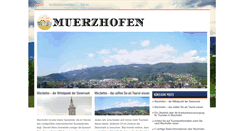 Desktop Screenshot of muerzhofen.co.at