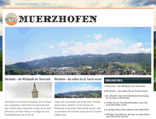 Tablet Screenshot of muerzhofen.co.at